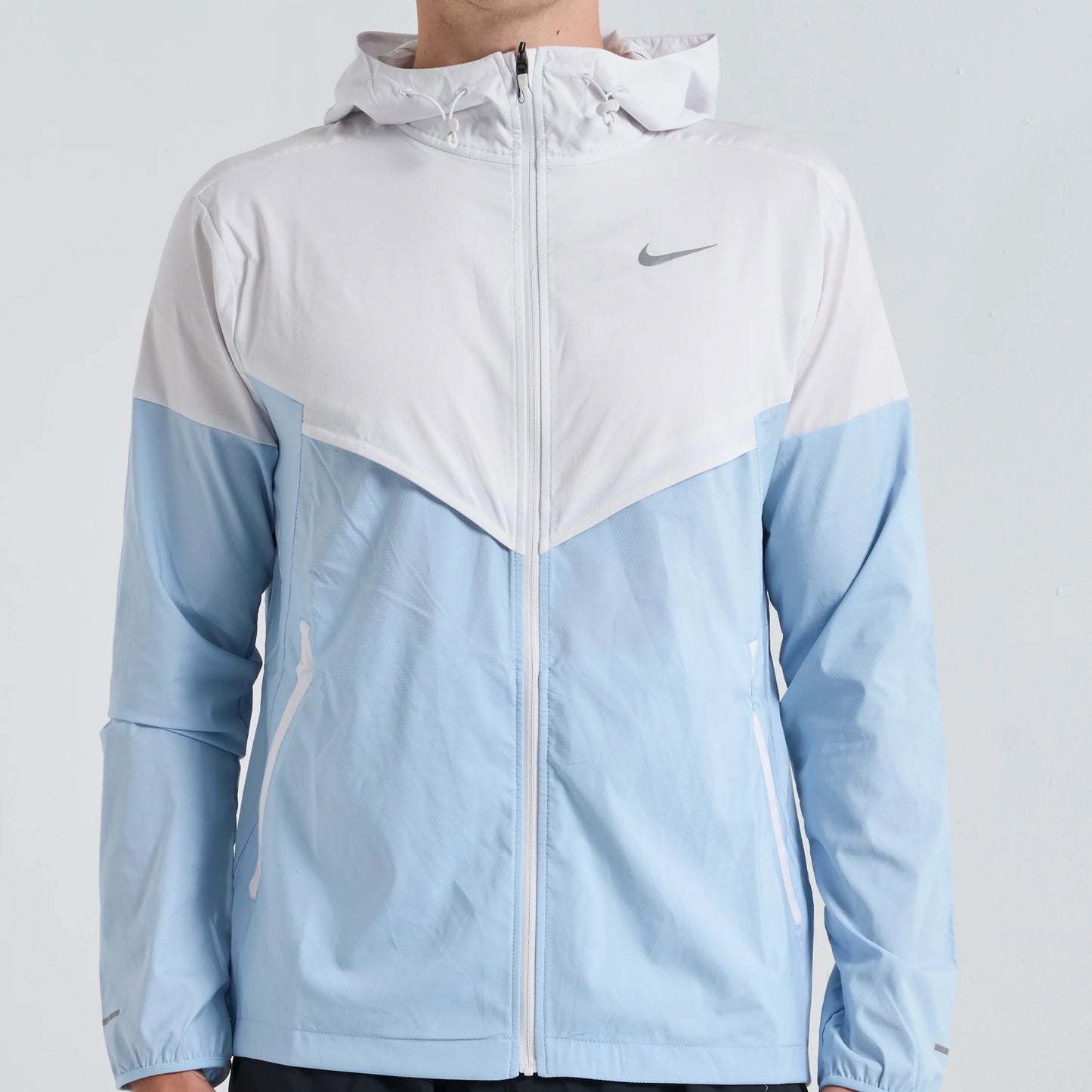 Nike Miller Dri Fit Jacket Reflective Light Blue