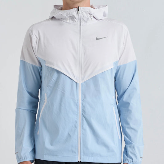 Nike Miller Dri Fit Jacket Reflective Light Blue