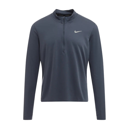 Nike Grey Long Sleeve Quarter Zip Running Top Mens