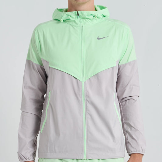 Nike Miller Dri Fit Jacket Reflective Green /Grey