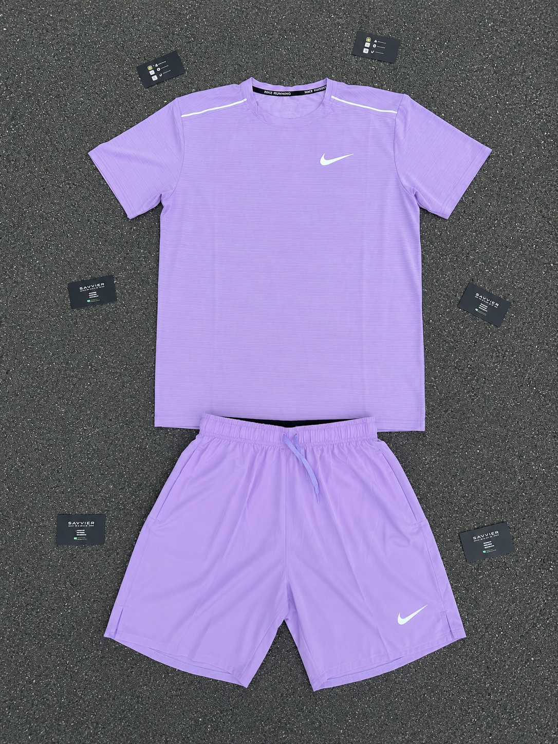 Nike Miller Dri Fit- Violet Shorts Set