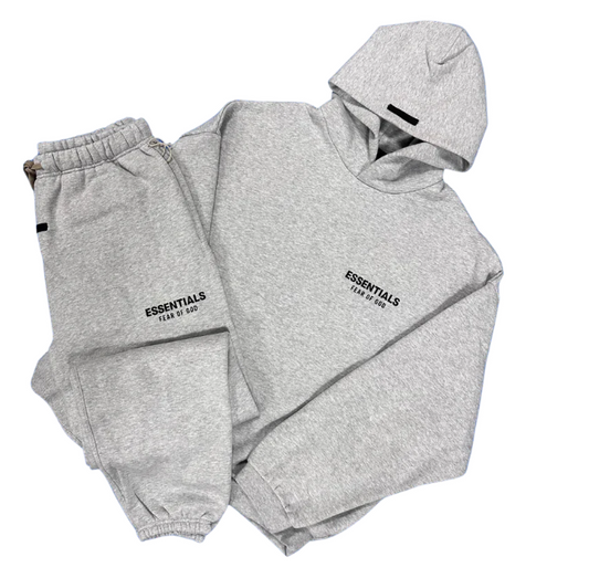 Essentials Fear Of God Tracksuit Light Heather